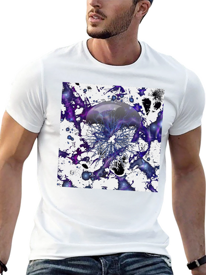Abstract Jellyfish Design T-Shirt
