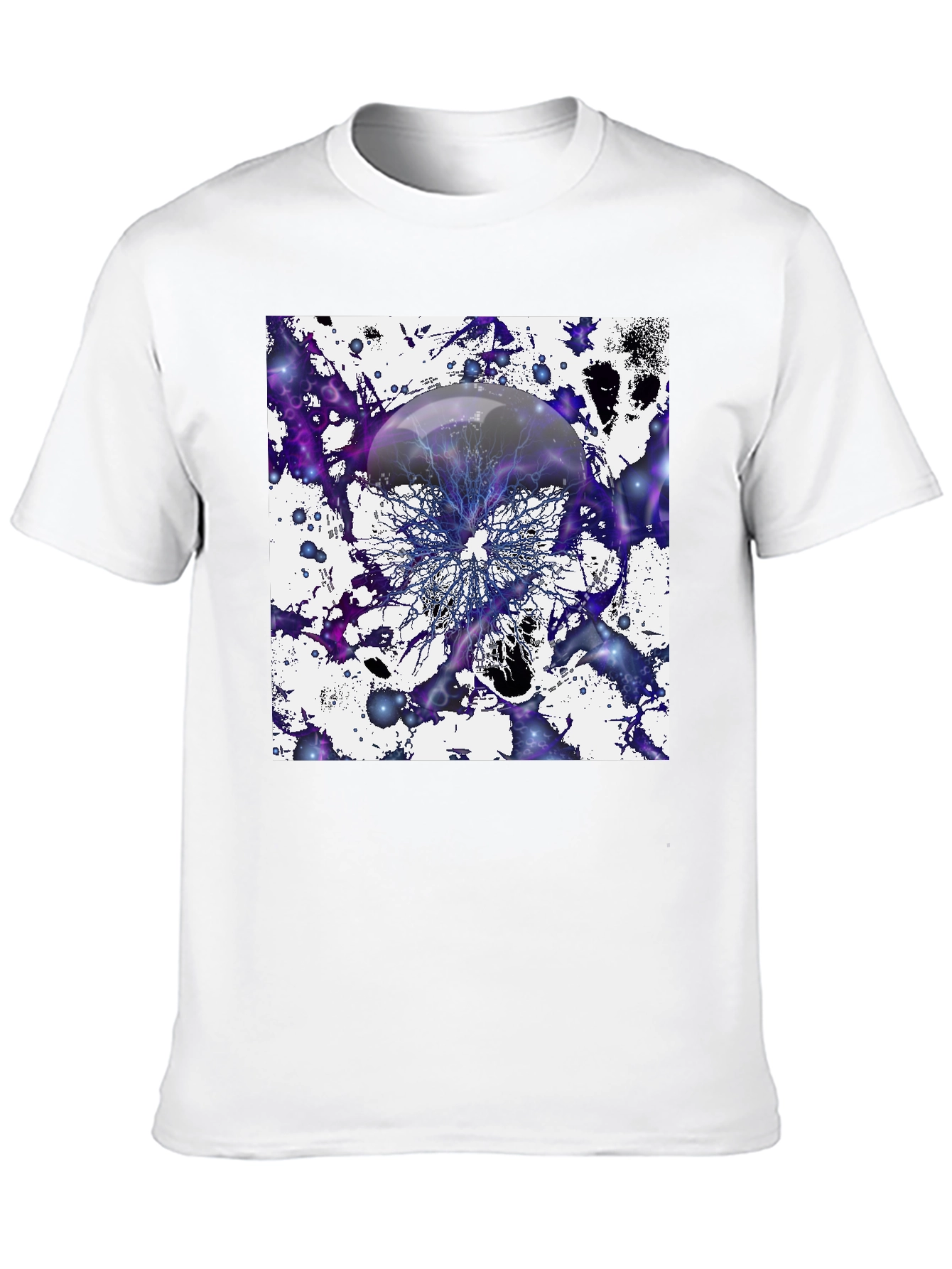 Abstract Jellyfish Design T-Shirt