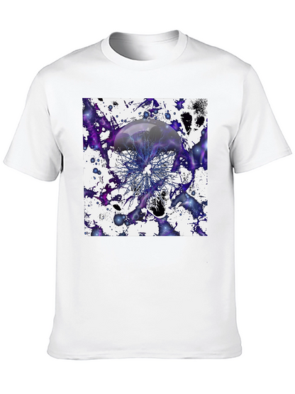Abstract Jellyfish Design T-Shirt
