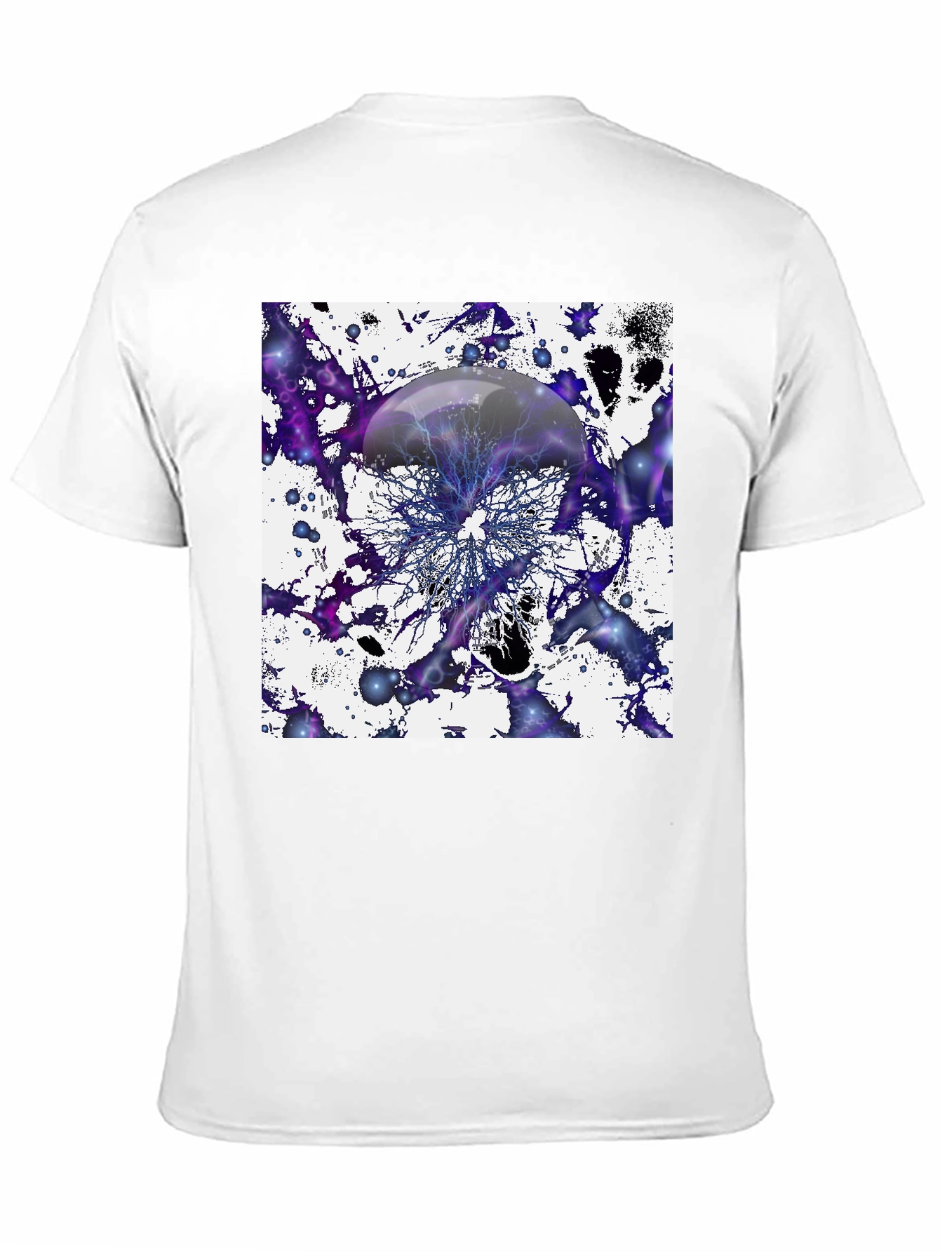 Abstract Jellyfish Design T-Shirt