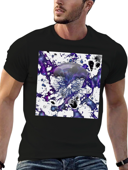 Abstract Jellyfish Design T-Shirt