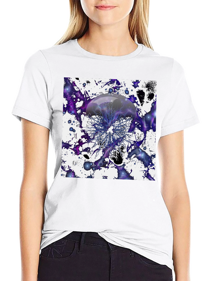 Abstract Jellyfish Design T-Shirt