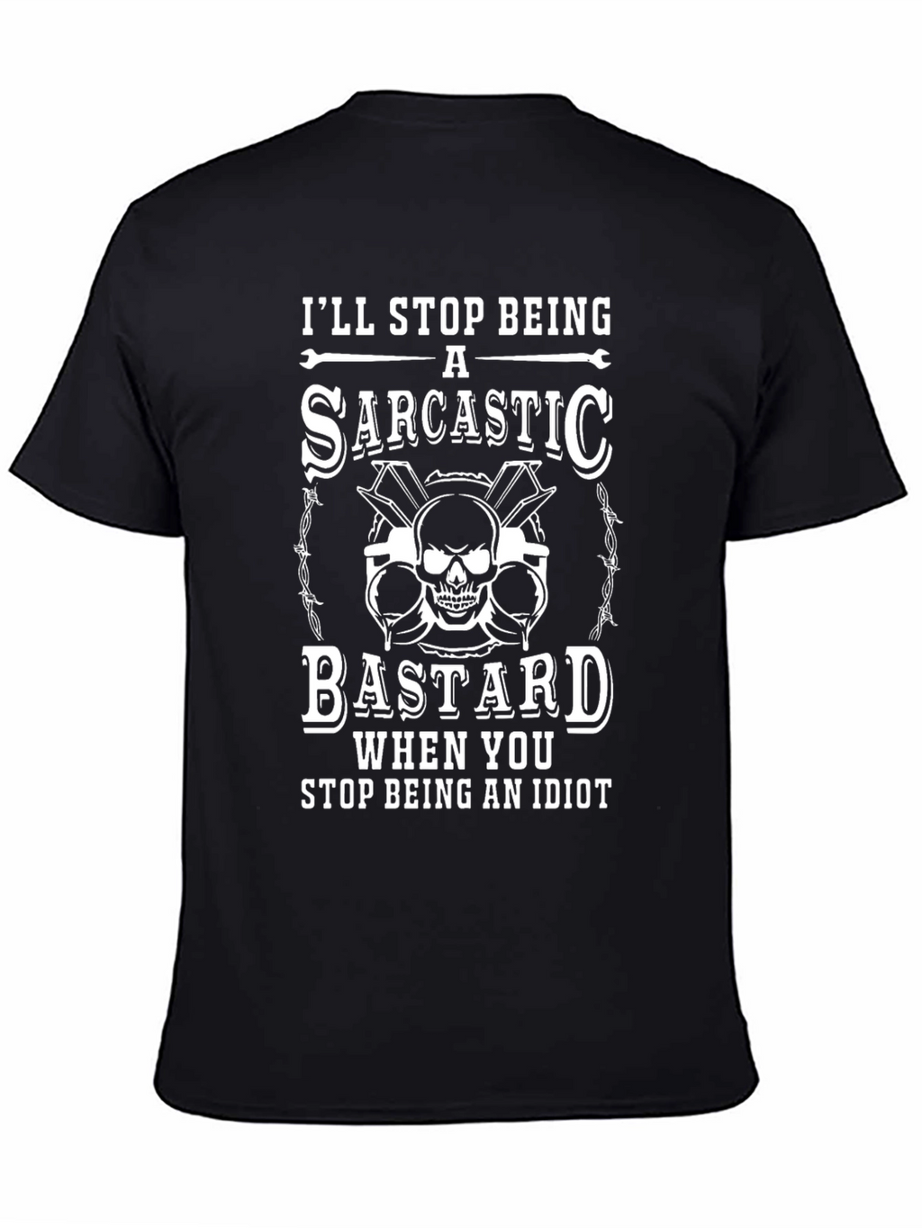 Sarcastic Bastard Graphic T-Shirt