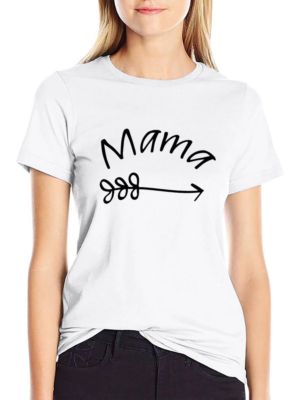 Mama Arrow Graphic Tee - Trendy & Comfortable