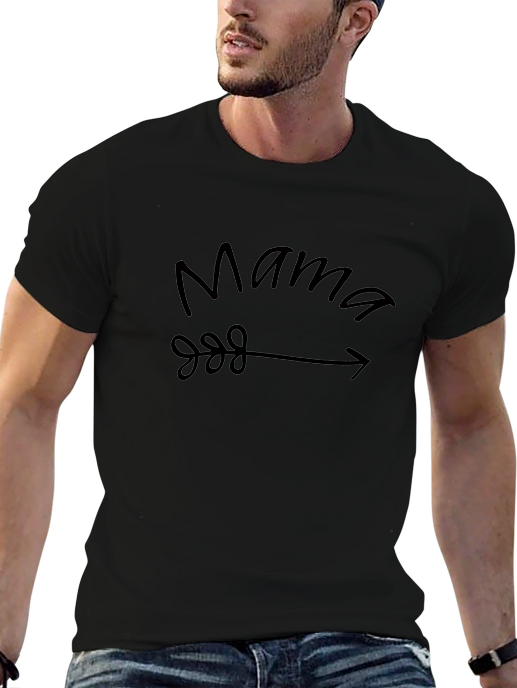 Mama Arrow Graphic Tee - Trendy & Comfortable