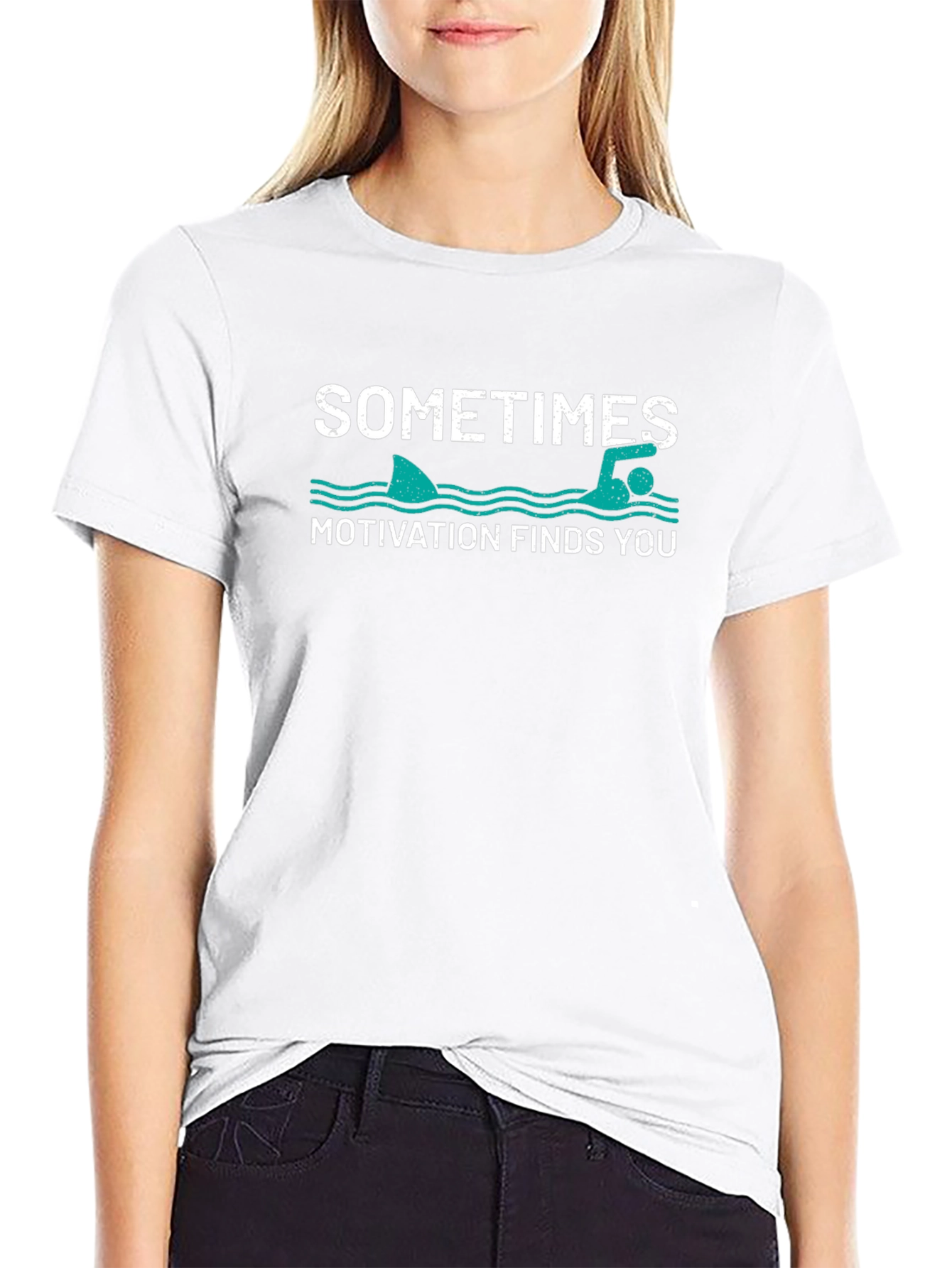 Sometimes Motivation Finds You Graphic T-Shirt