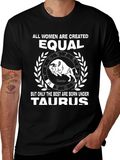 Taurus Zodiac Womens Graphic T-Shirt