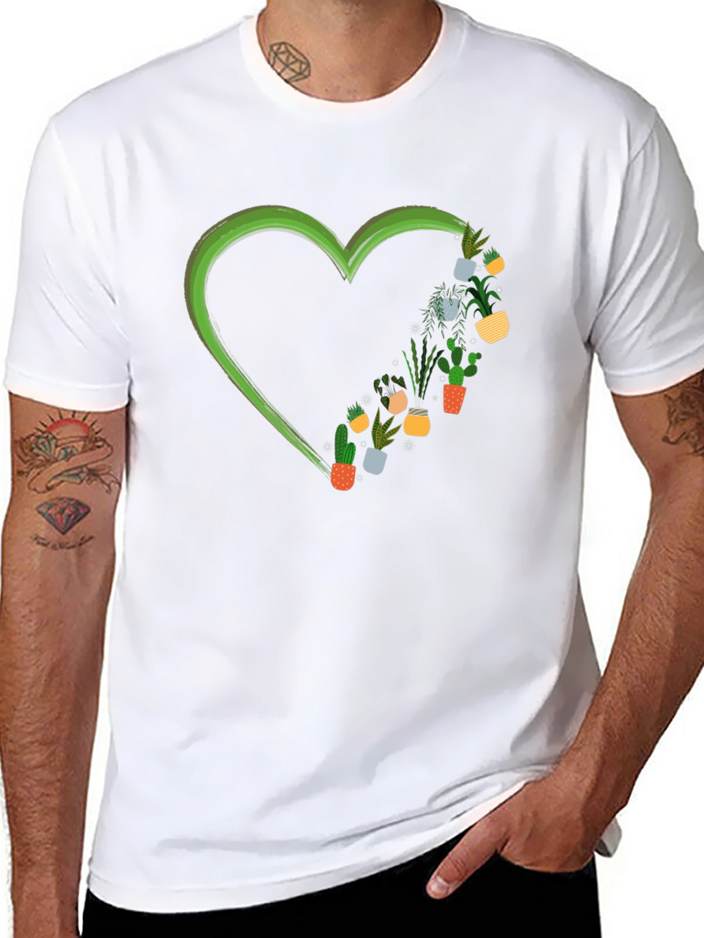 Heart Shaped Plant Lover T-Shirt