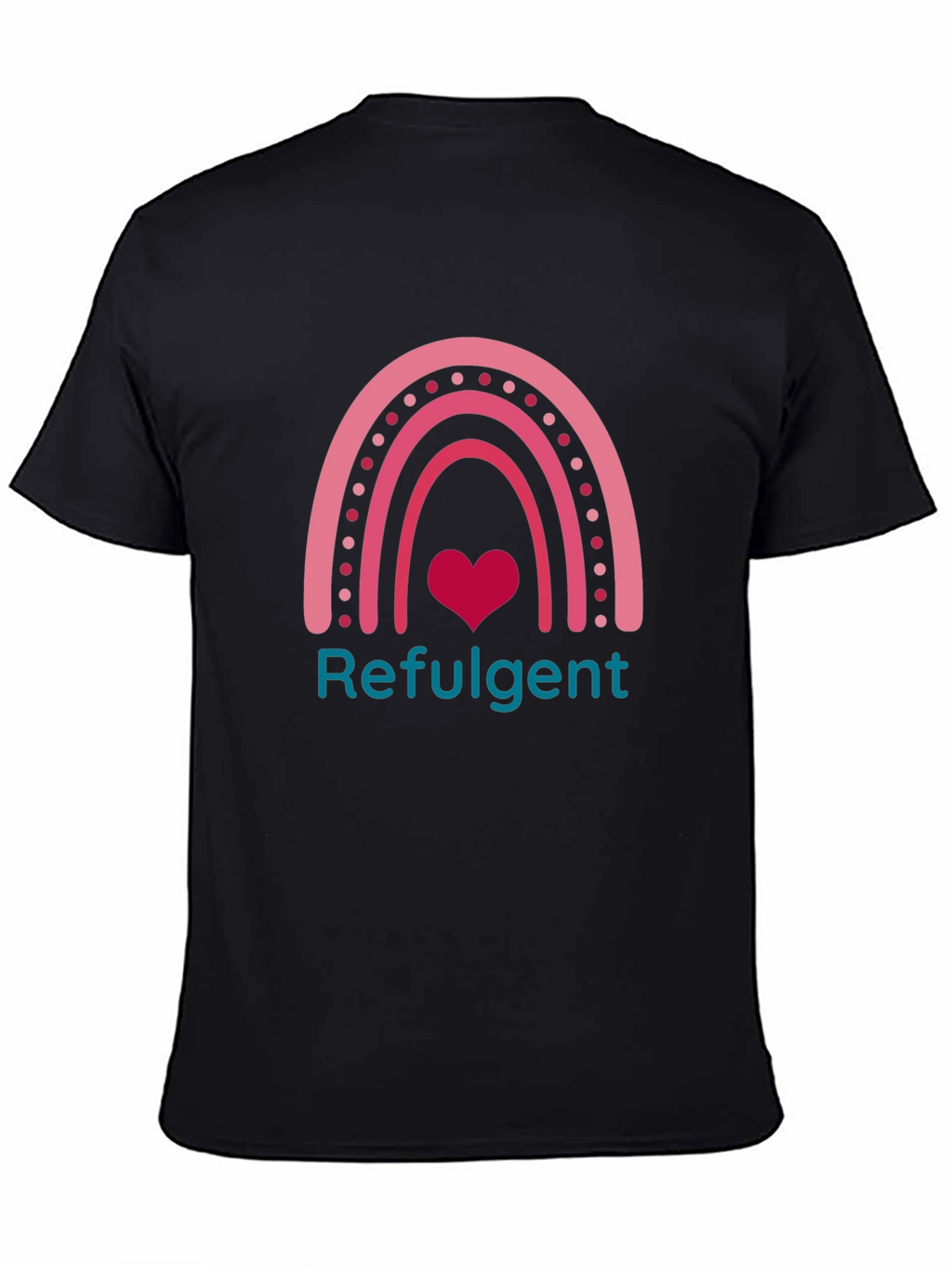 Refulgent Rainbow Heart Graphic Tee