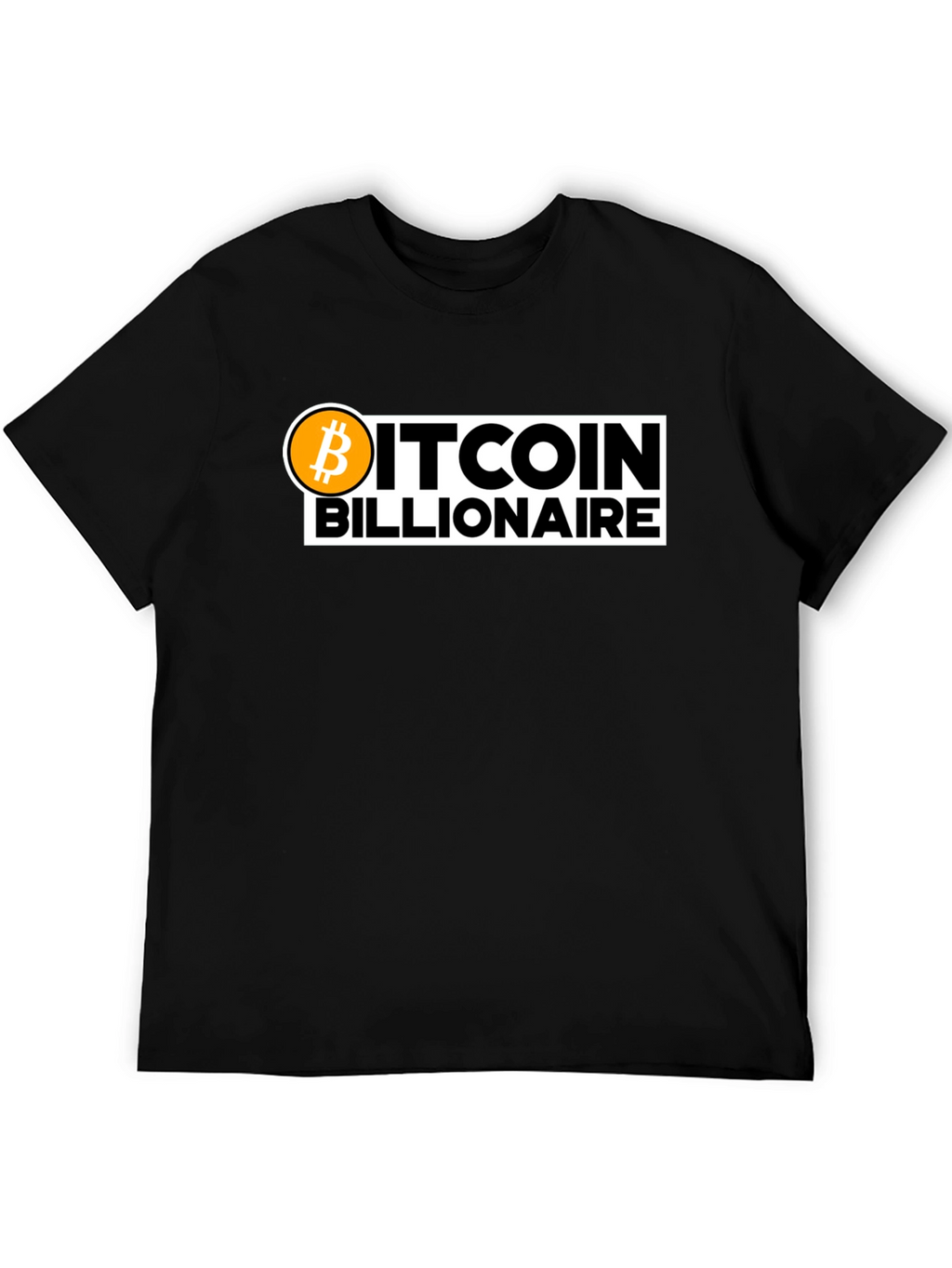 Bitcoin Billionaire Black T-Shirt Crypto Fashion Tee