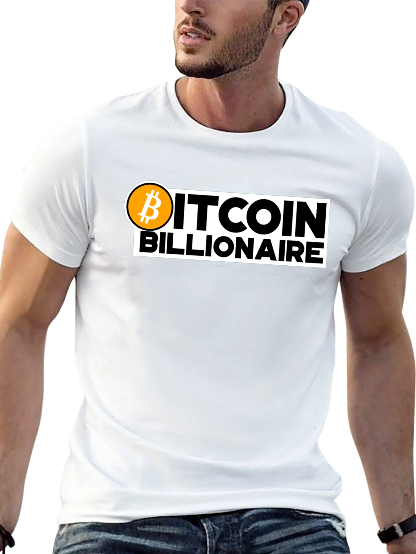 Bitcoin Billionaire Black T-Shirt Crypto Fashion Tee