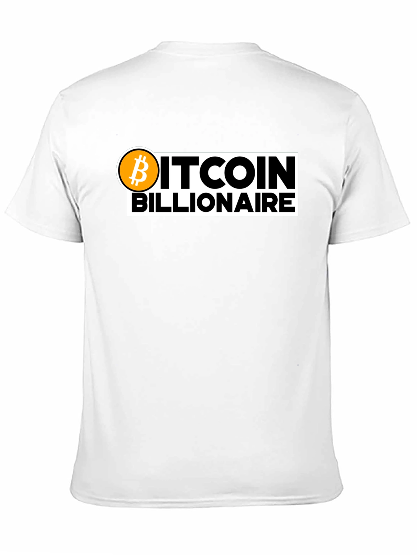 Bitcoin Billionaire Black T-Shirt Crypto Fashion Tee
