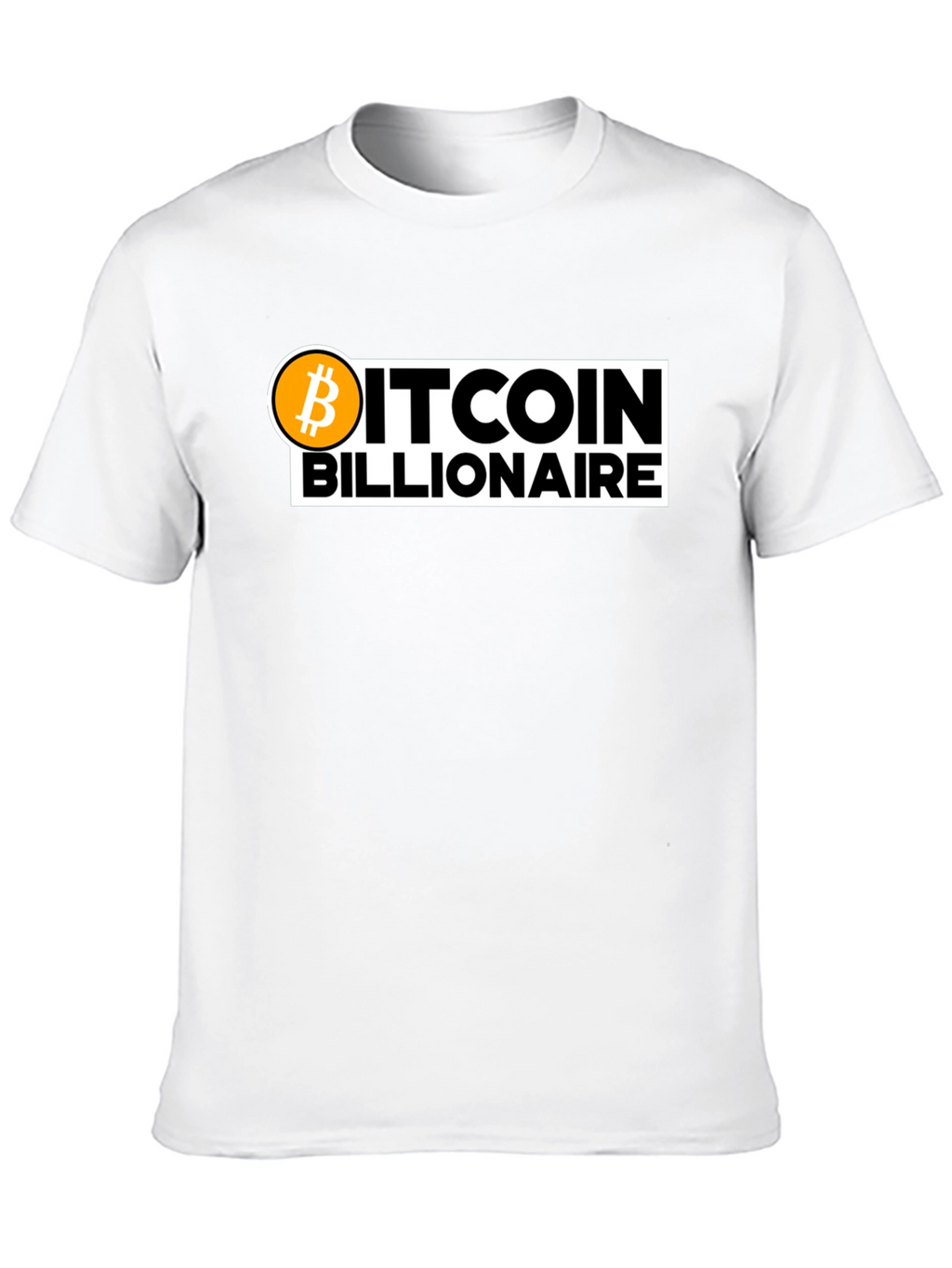 Bitcoin Billionaire Black T-Shirt Crypto Fashion Tee