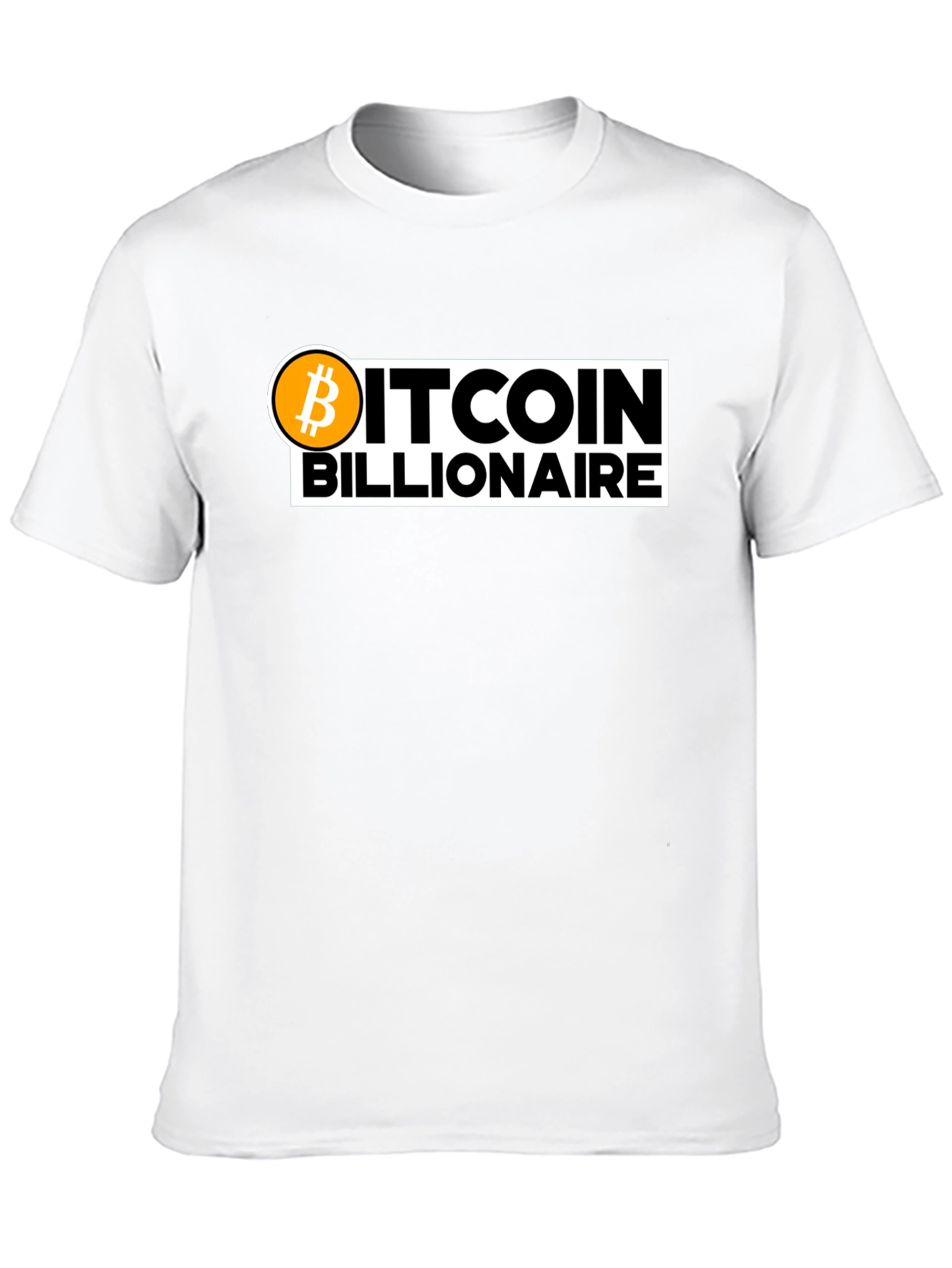 Bitcoin Billionaire Black T-Shirt Crypto Fashion Tee