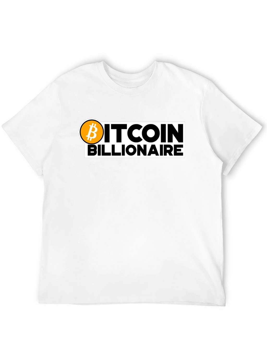 Bitcoin Billionaire Black T-Shirt Crypto Fashion Tee