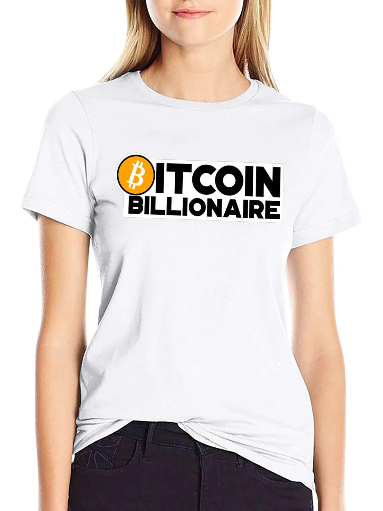 Bitcoin Billionaire Black T-Shirt Crypto Fashion Tee