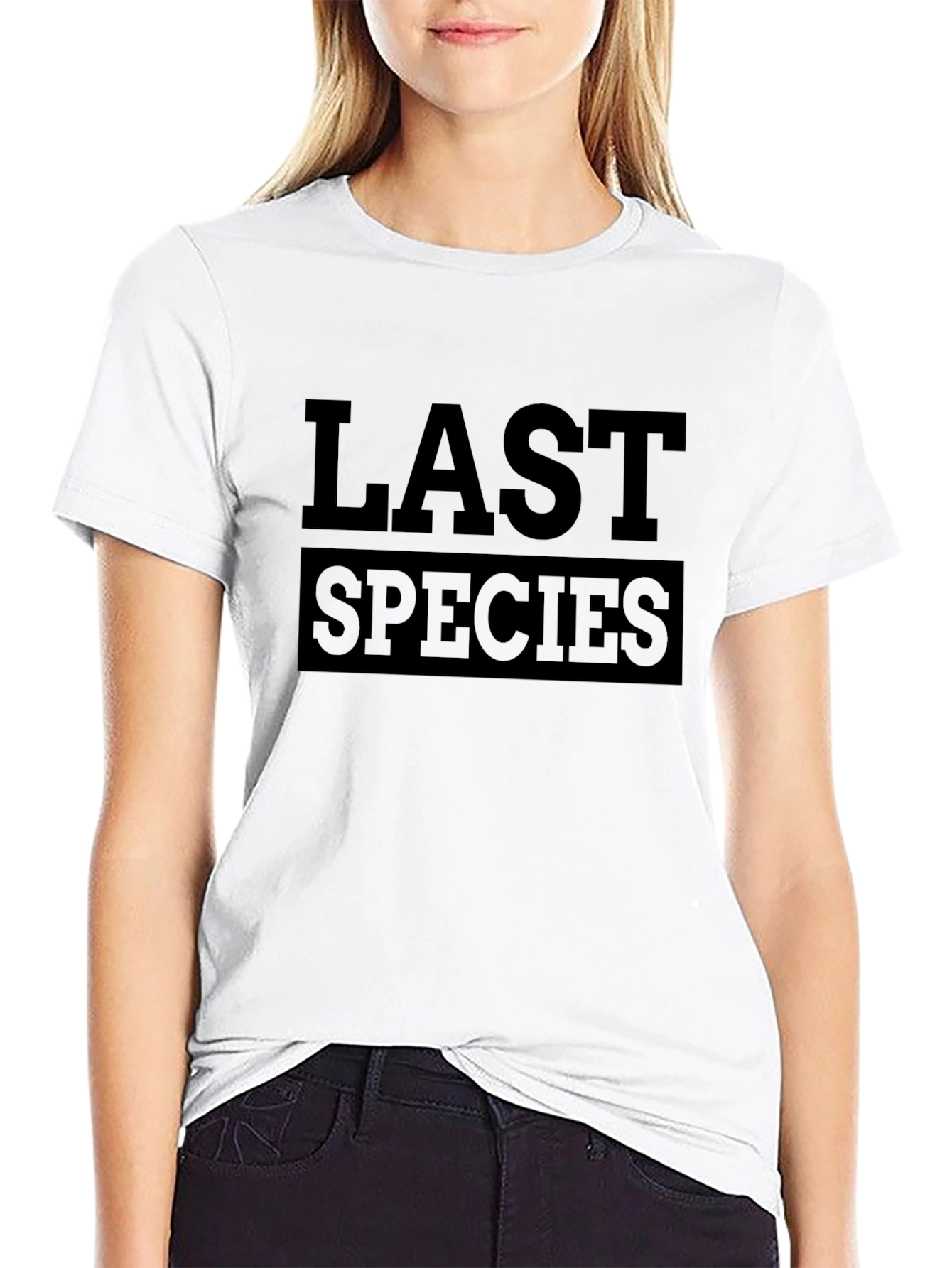 Last Species Graphic Black T-Shirt