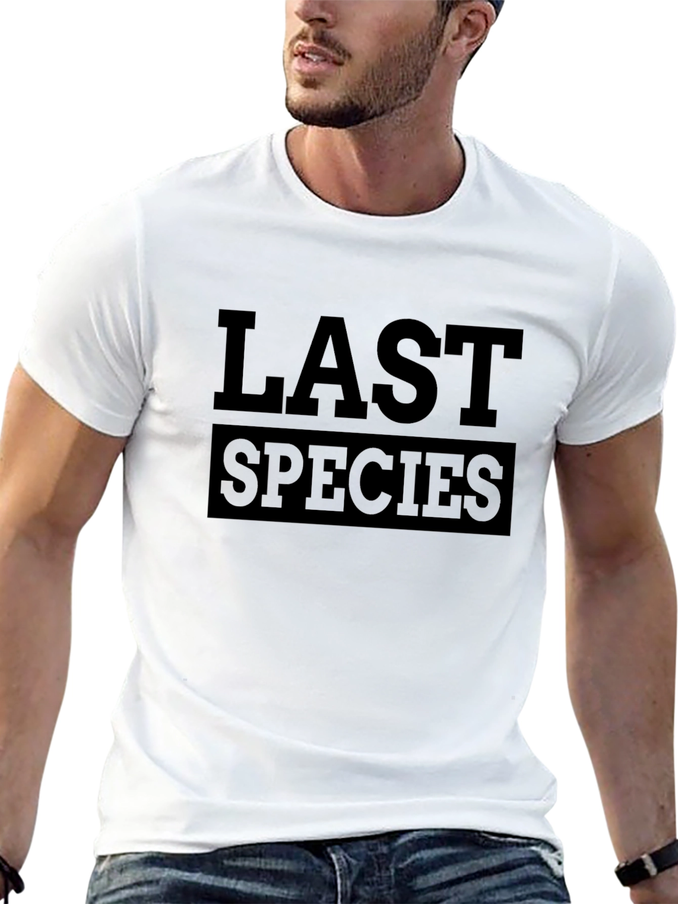 Last Species Graphic Black T-Shirt