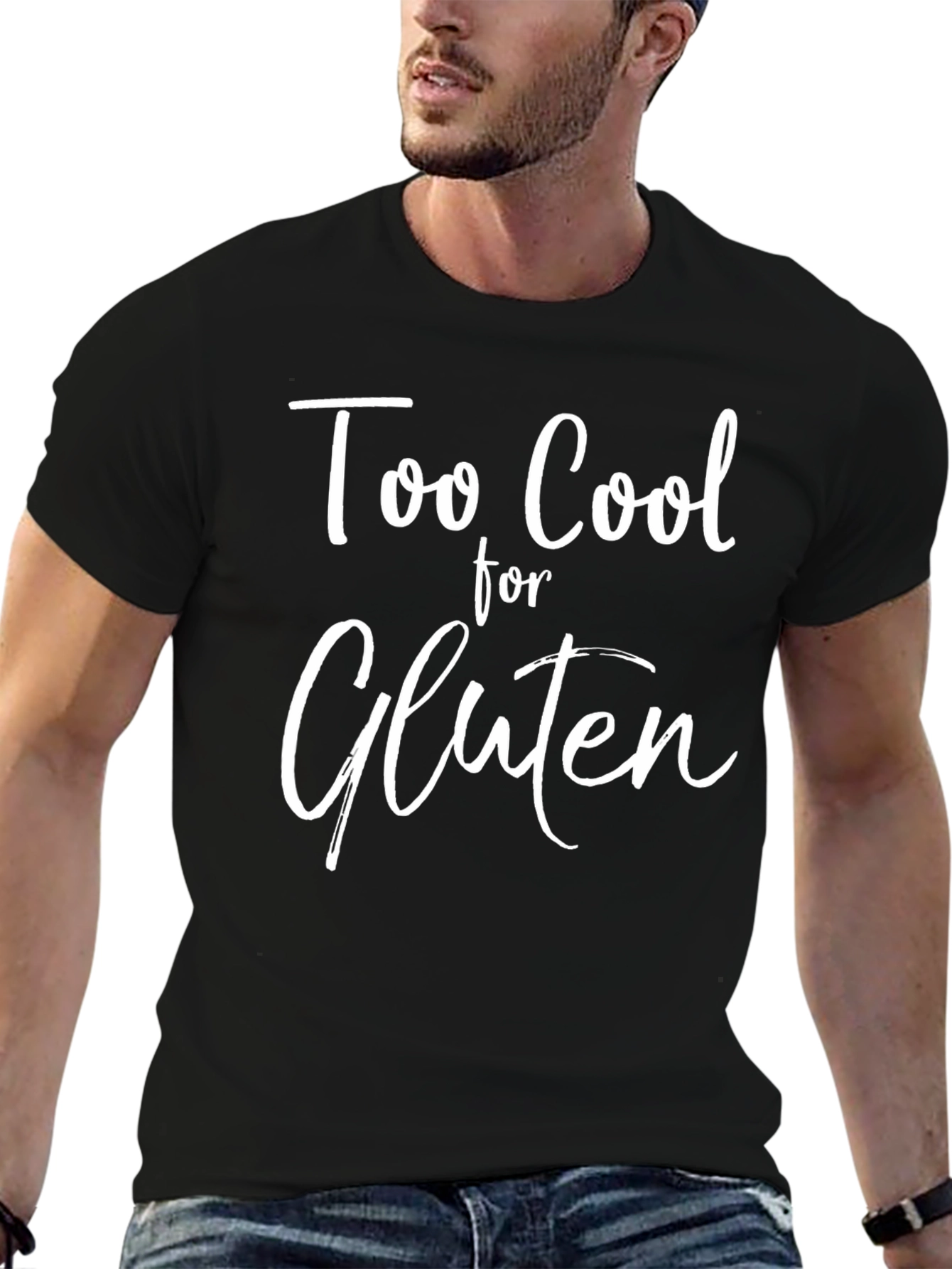 Too Cool for Gluten Graphic Tee