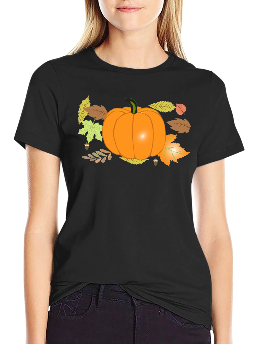Autumn Pumpkin T-Shirt - Fall Harvest Design