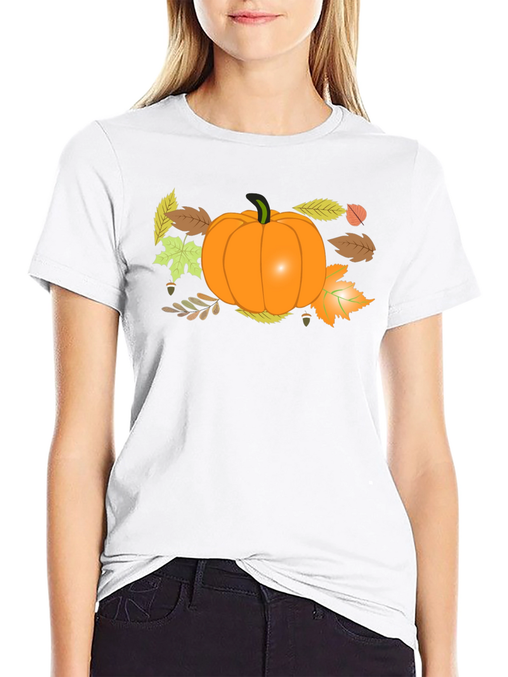 Autumn Pumpkin T-Shirt - Fall Harvest Design