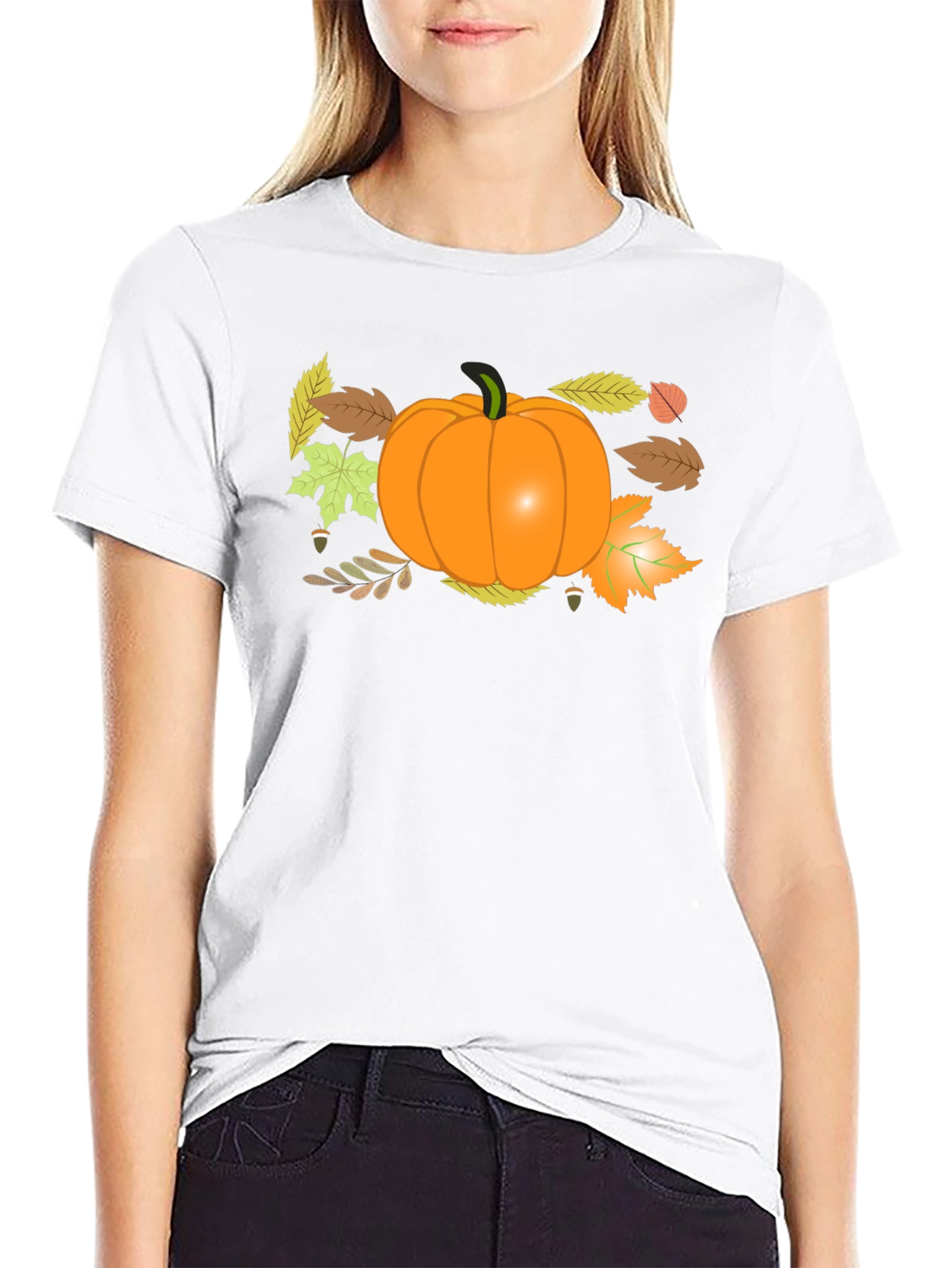 Autumn Pumpkin T-Shirt - Fall Harvest Design