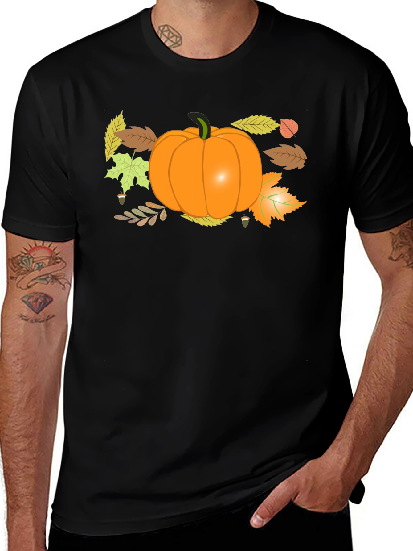 Autumn Pumpkin T-Shirt - Fall Harvest Design