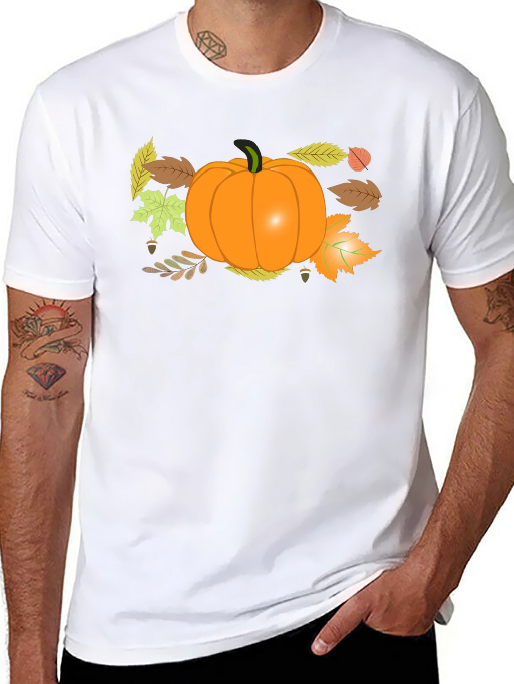 Autumn Pumpkin T-Shirt - Fall Harvest Design
