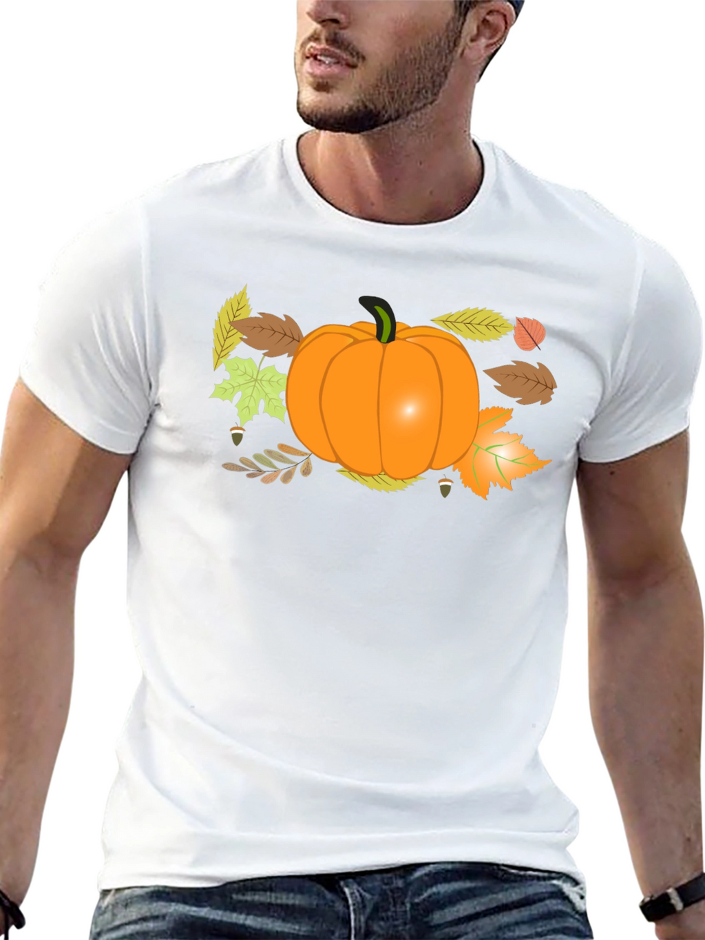 Autumn Pumpkin T-Shirt - Fall Harvest Design