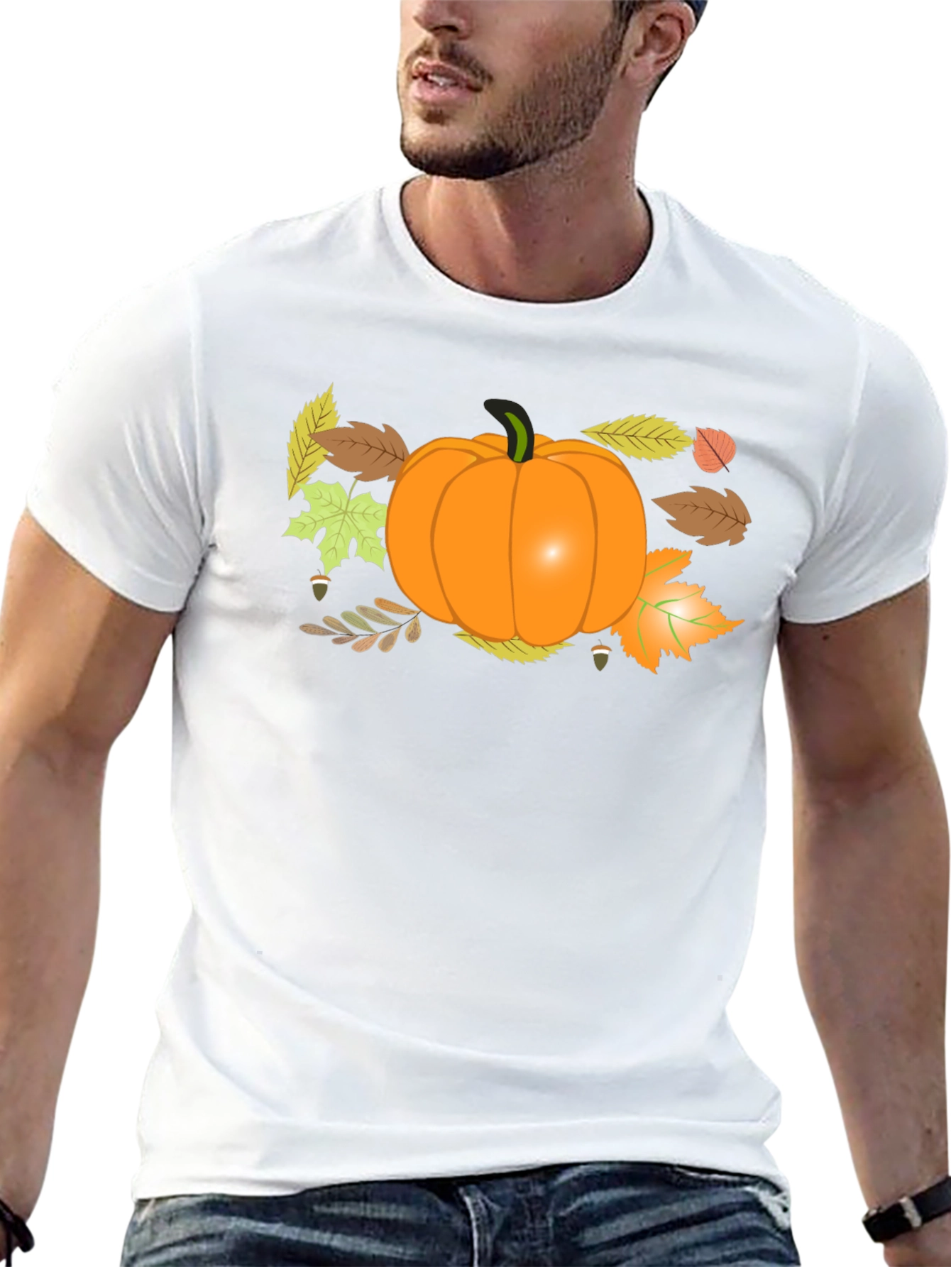 Autumn Pumpkin T-Shirt - Fall Harvest Design