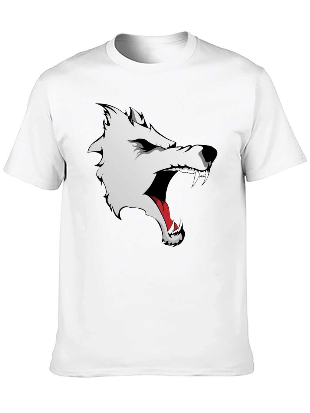 Black Wolf Graphic Tee - Fierce Style!