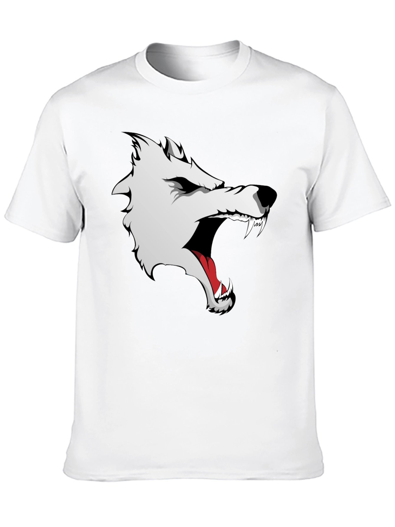 Black Wolf Graphic Tee - Fierce Style!