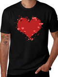 Heart T-Shirt - Stylish Love Design