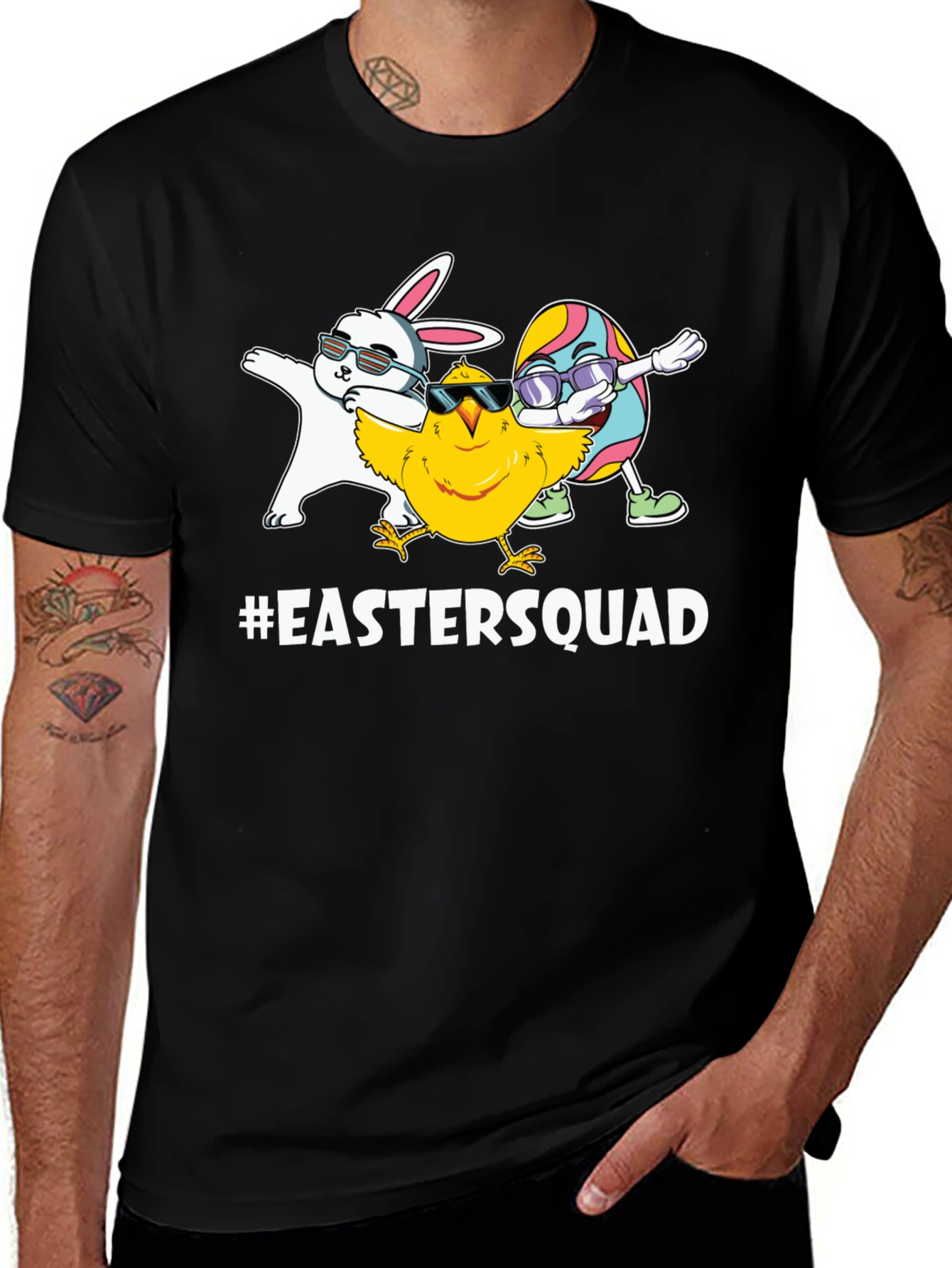 Easter Squad Graphic Tee - Fun Easter Apparel