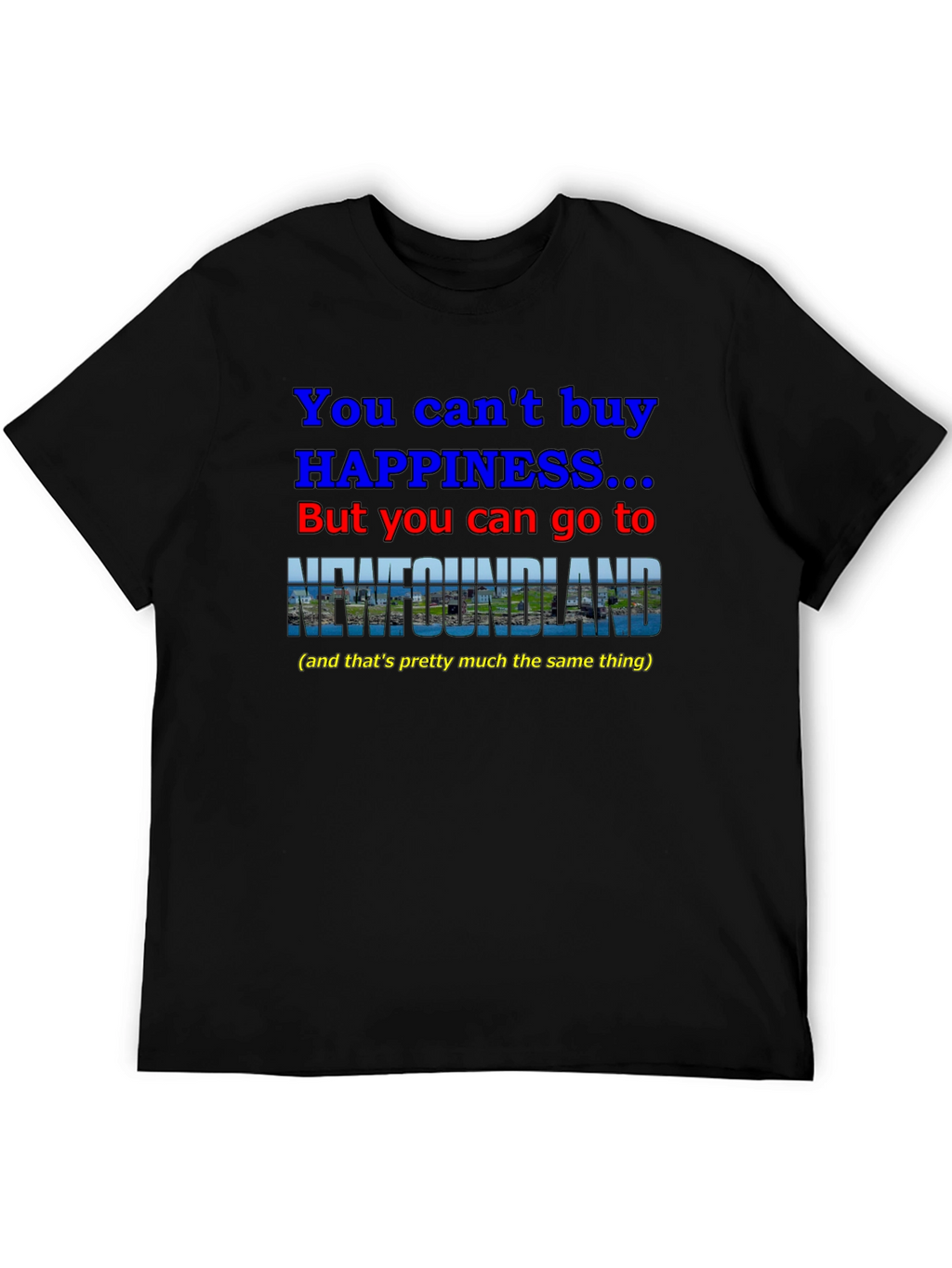 Newfoundland Happiness T-Shirt - You Cant Buy It!