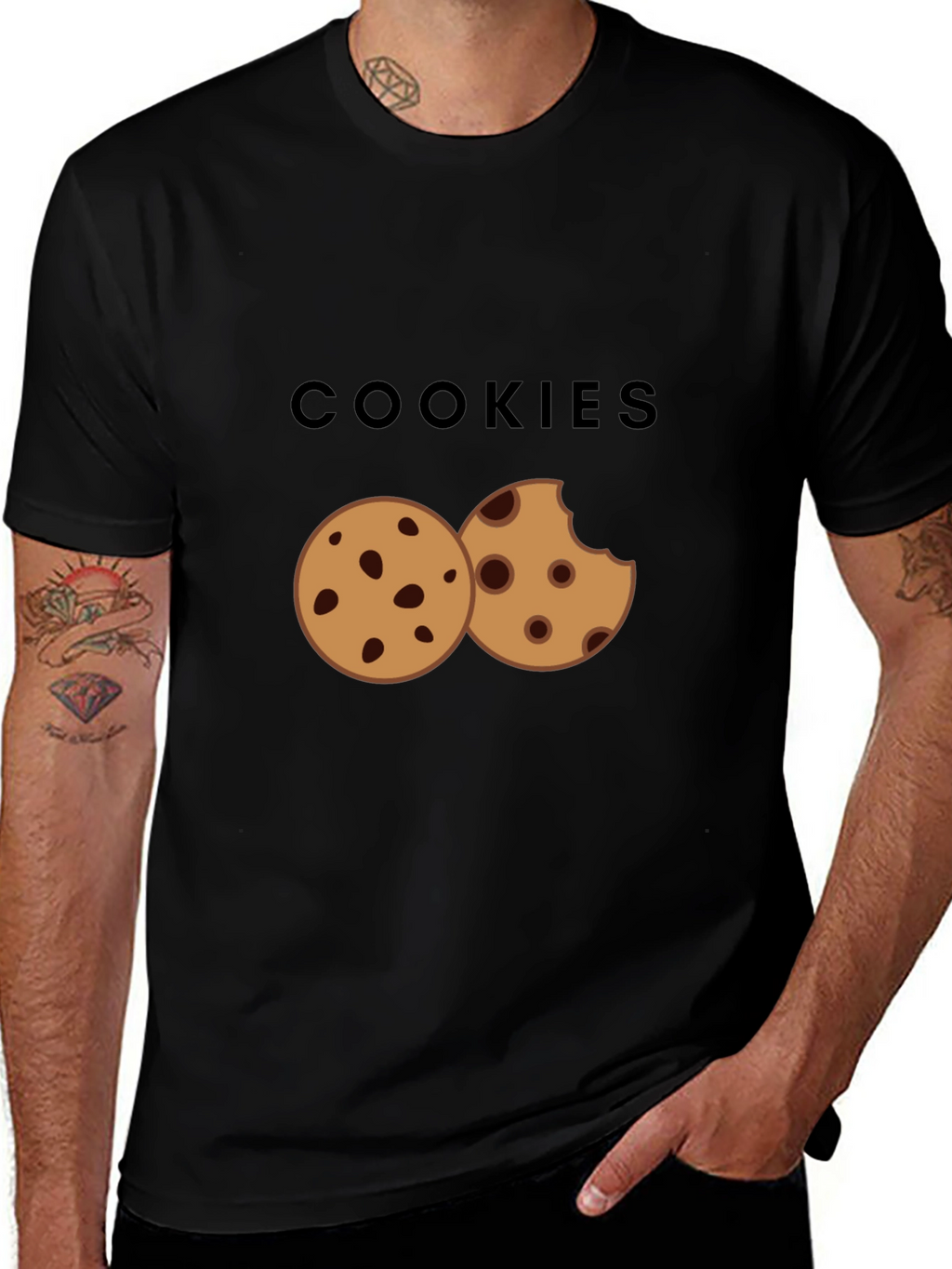 Cookies Graphic Tee - Casual Comfort