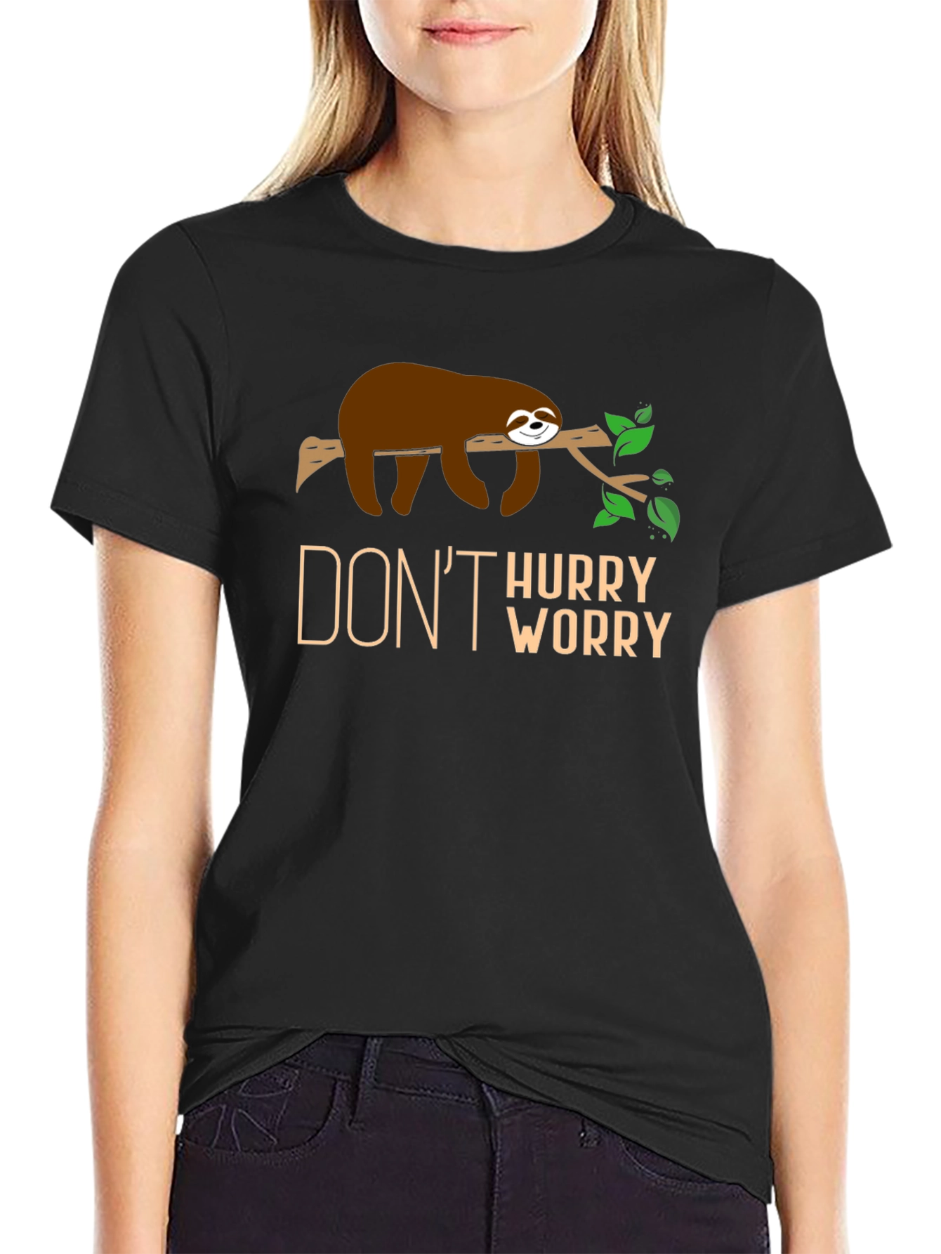 Dont Hurry Worry Sloth T-Shirt