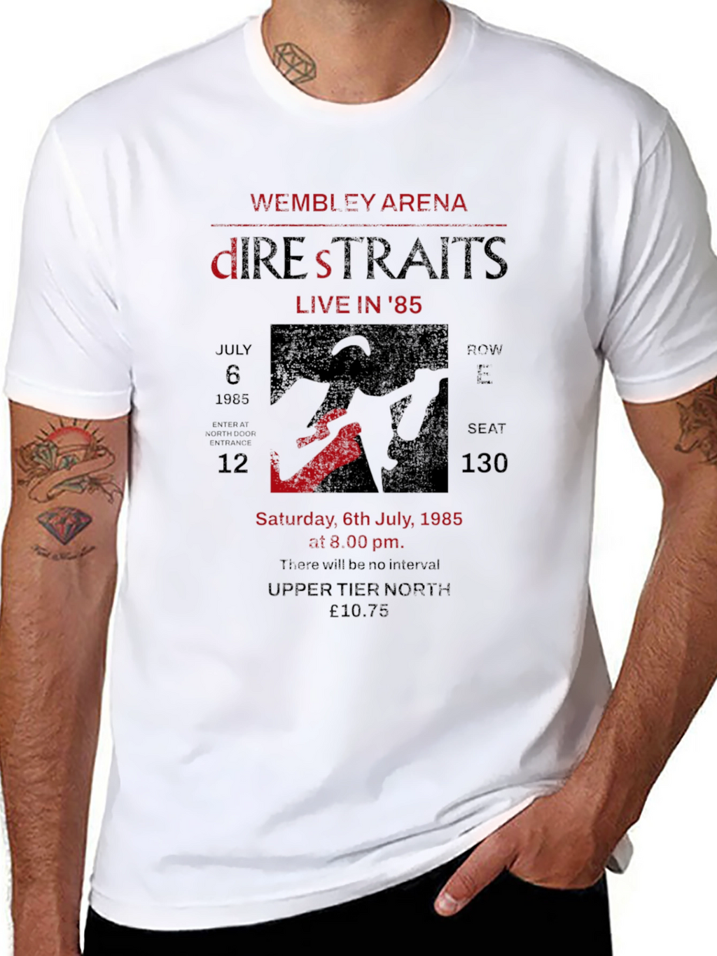 Dire Straits Wembley Arena Concert T-Shirt