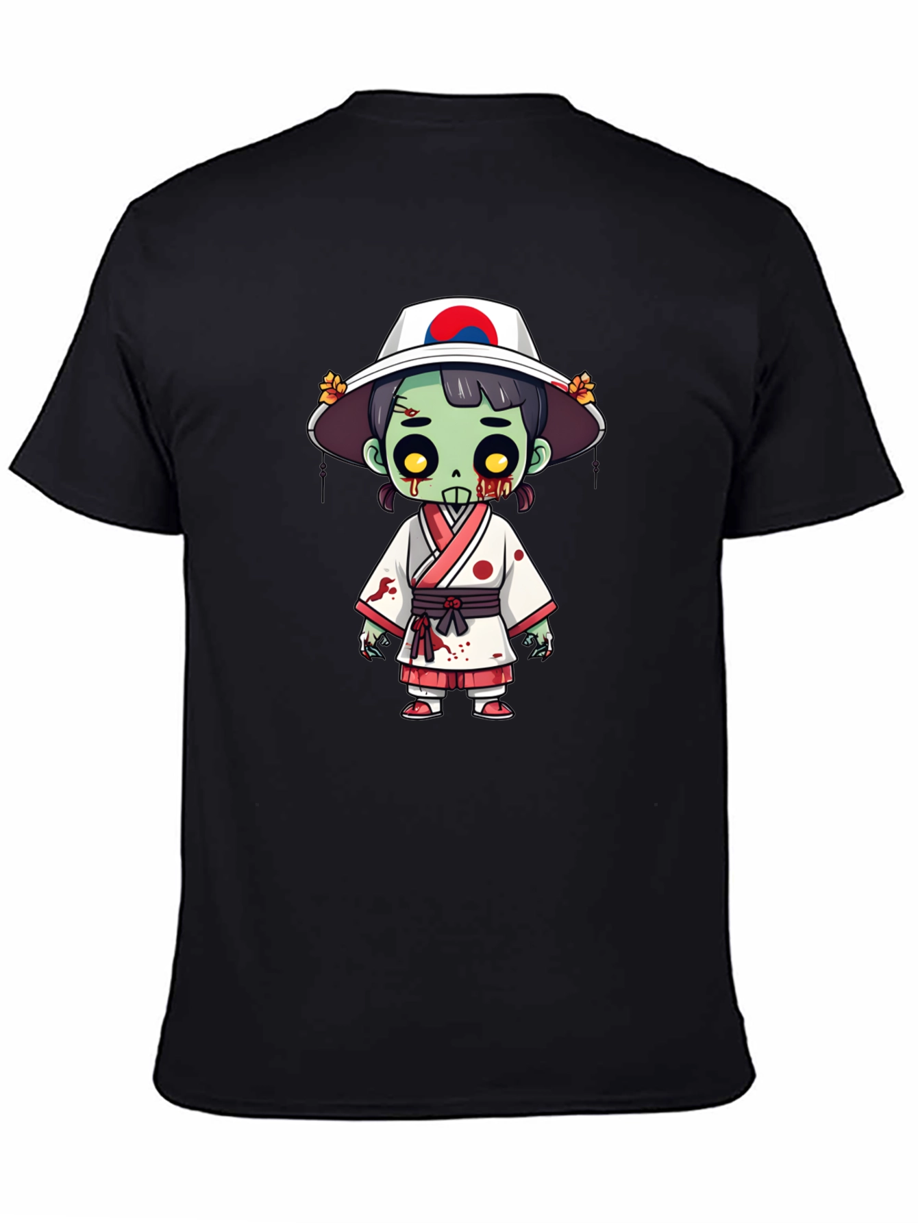 Zombie Girl T-Shirt - Spooky Korean Style