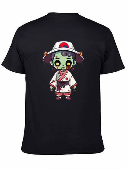 Zombie Girl T-Shirt - Spooky Korean Style