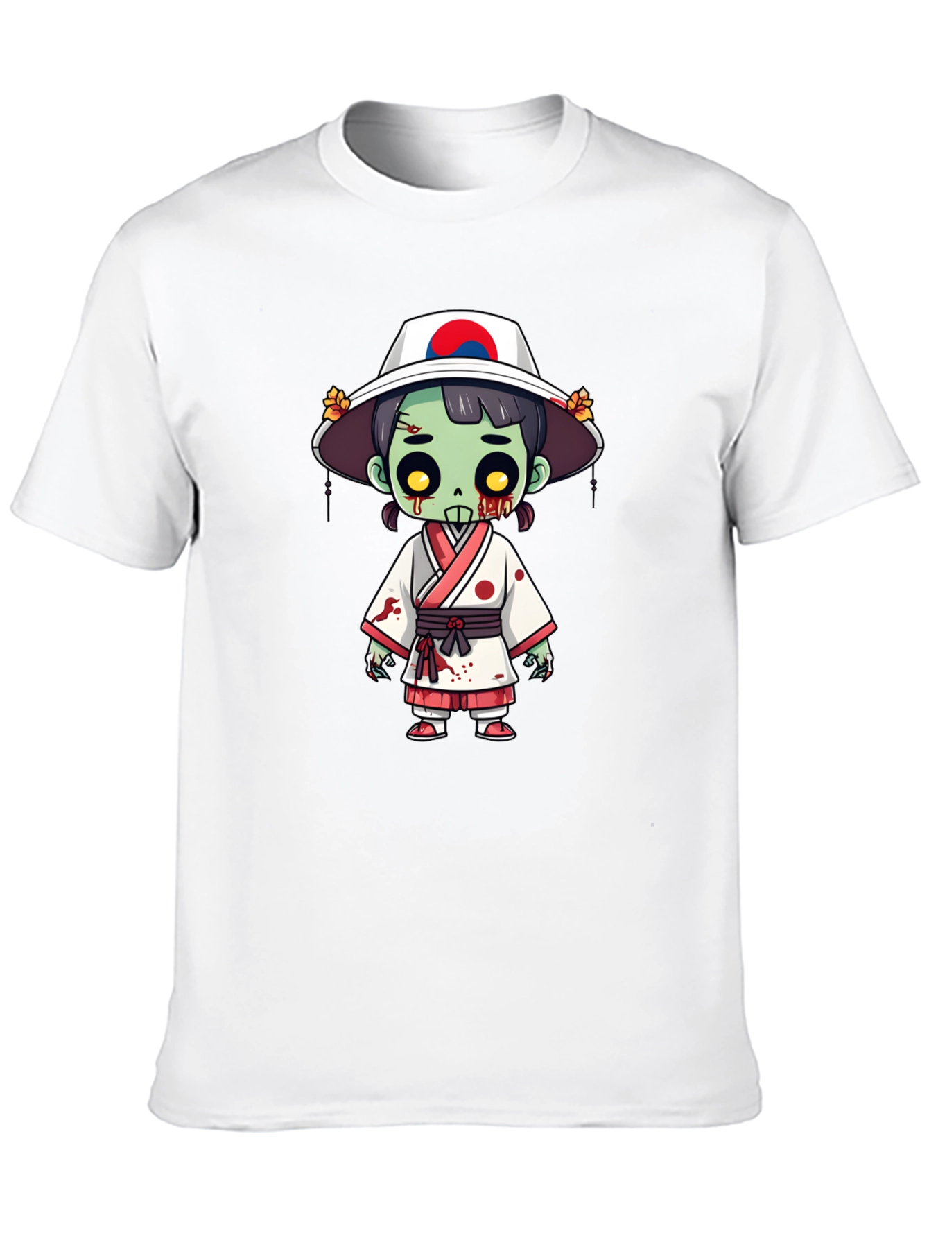 Zombie Girl T-Shirt - Spooky Korean Style