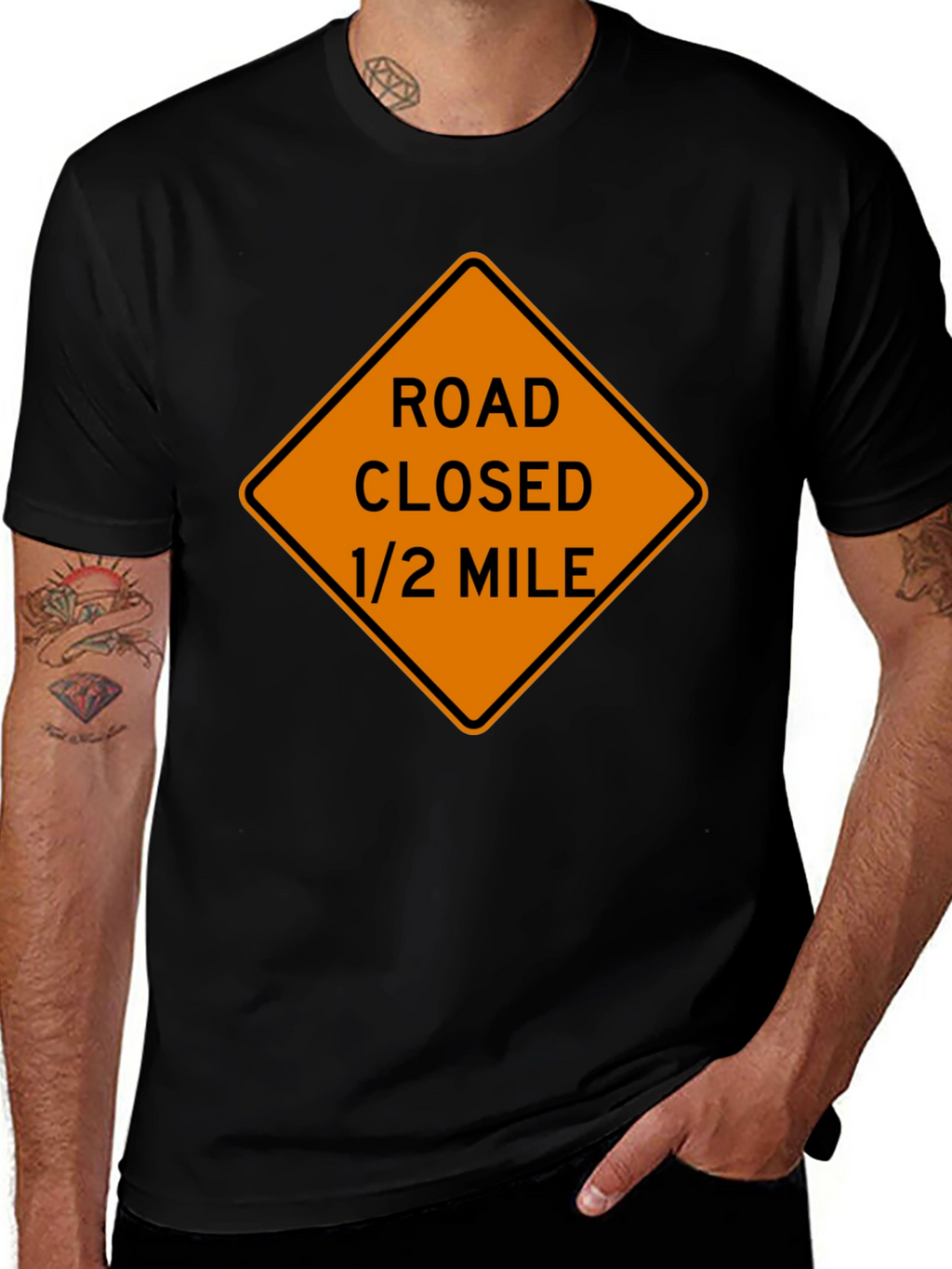Road Closed Ahead T-Shirt