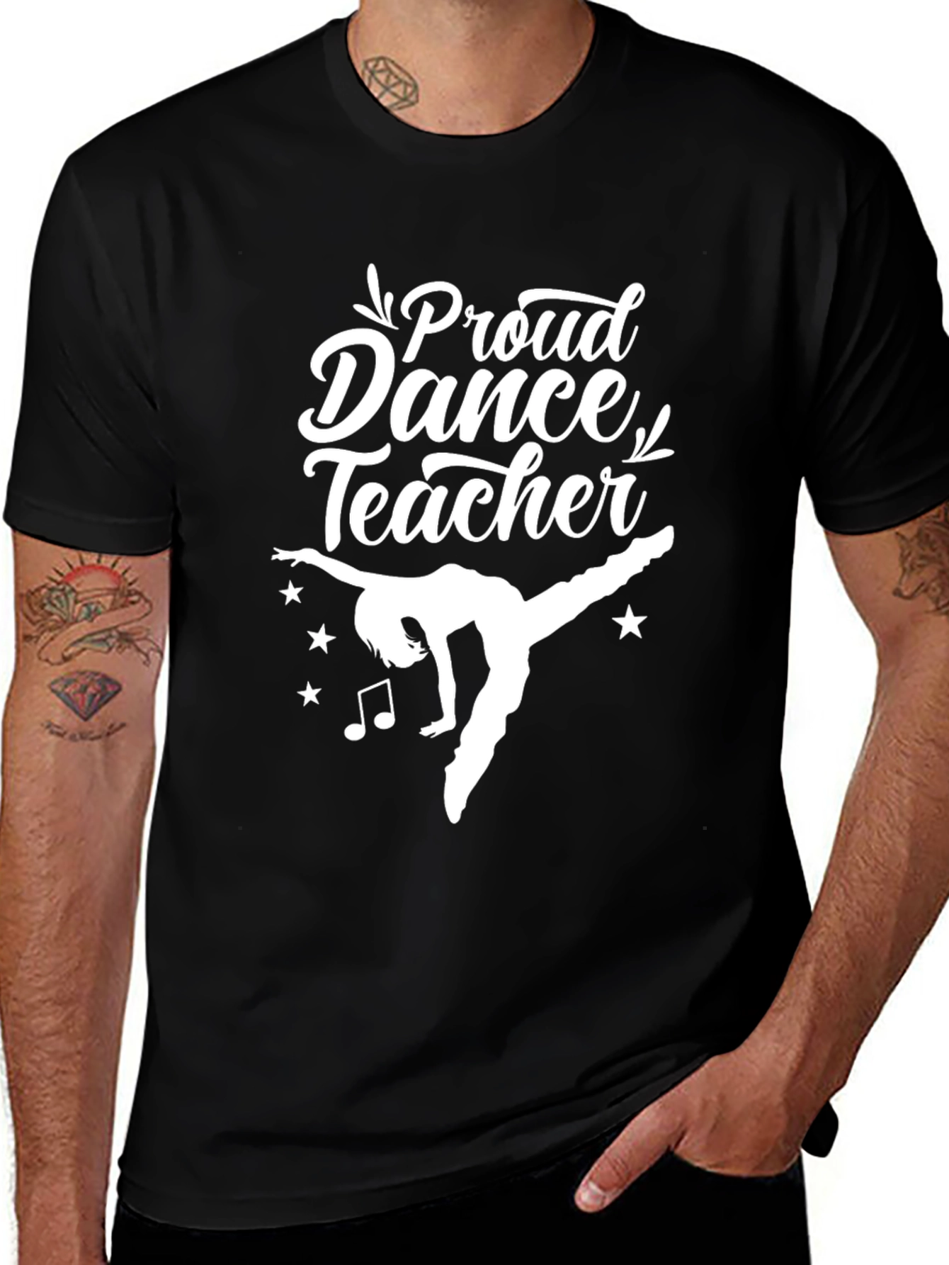 Proud Dance Teacher Graphic T-Shirt