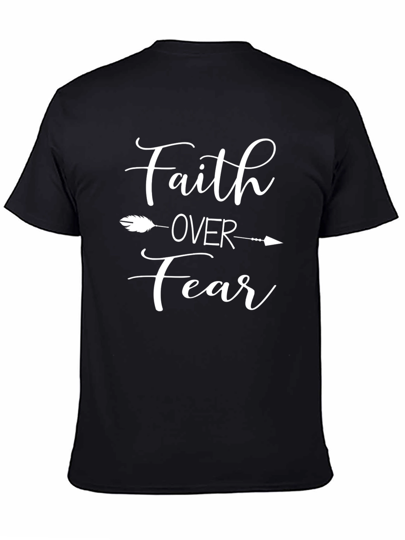 Faith Over Fear Graphic Tee - Inspirational T-Shirt
