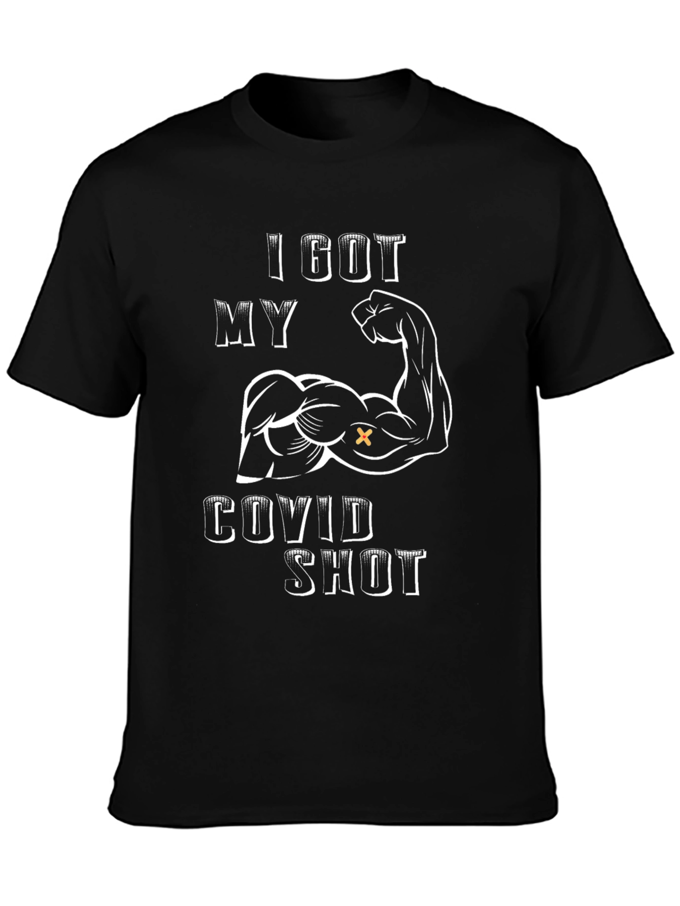 I Got My Covid Shot T-Shirt Funny Vaccine Strong Arm