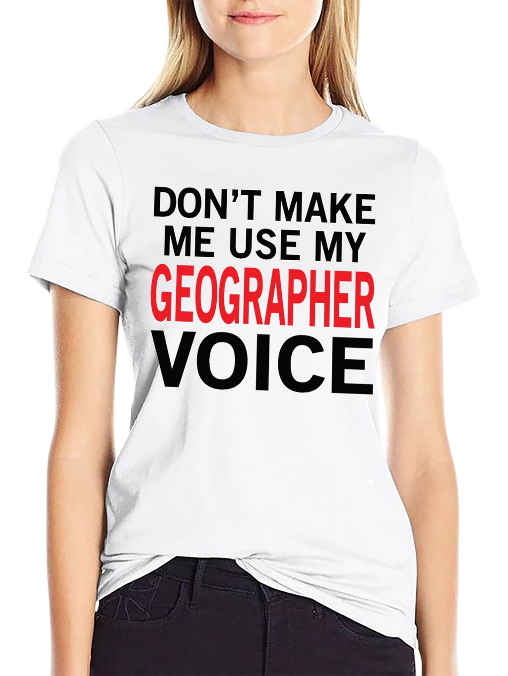 Geographer Voice T-Shirt - Funny Geography Tee