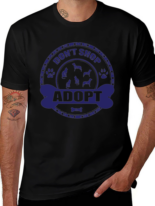 Adopt Dont Shop Graphic Tee
