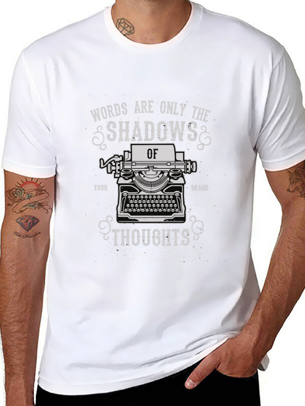 Shadows of Thoughts T-Shirt - Writer Inspiration
