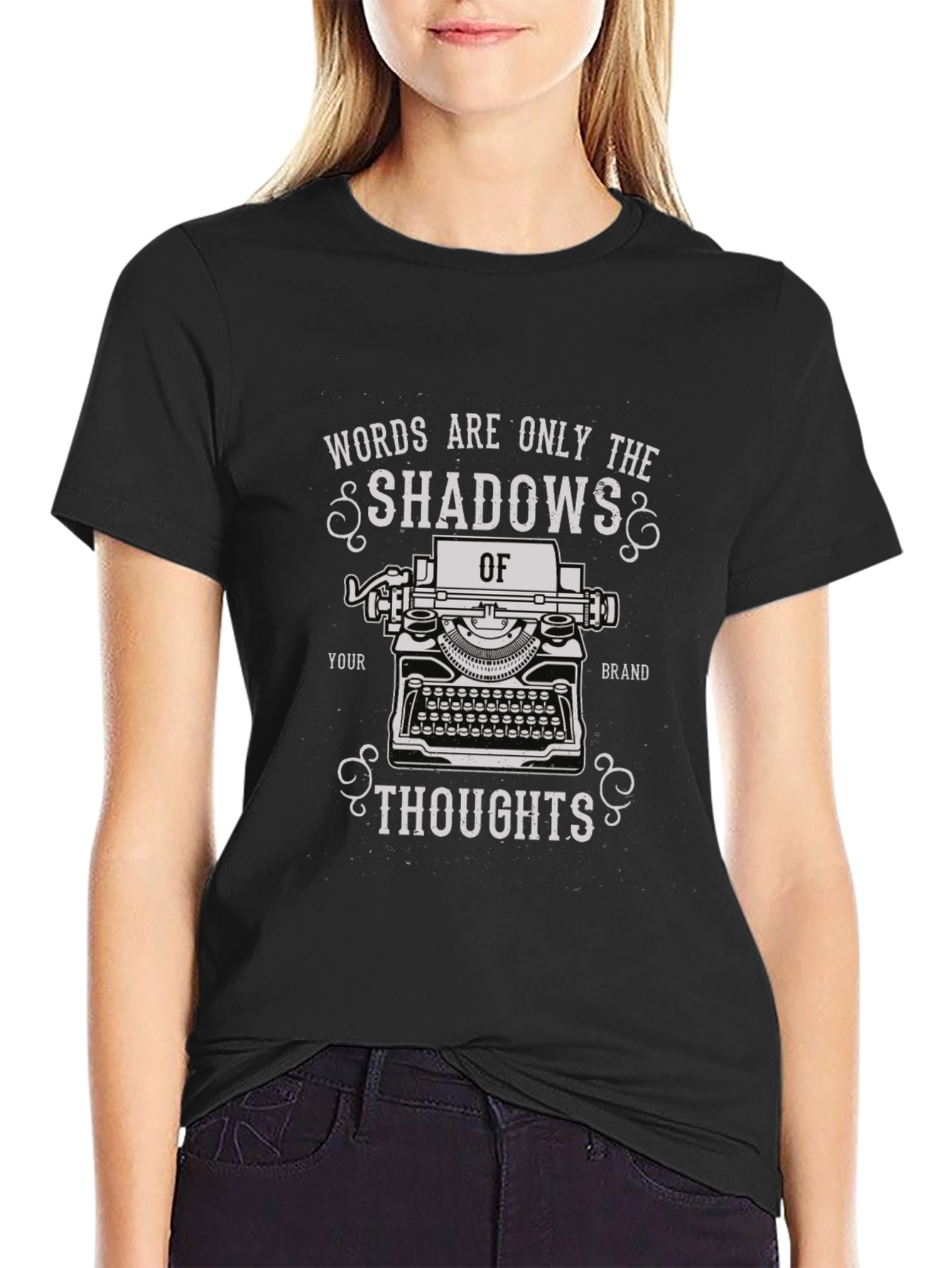 Shadows of Thoughts T-Shirt - Writer Inspiration