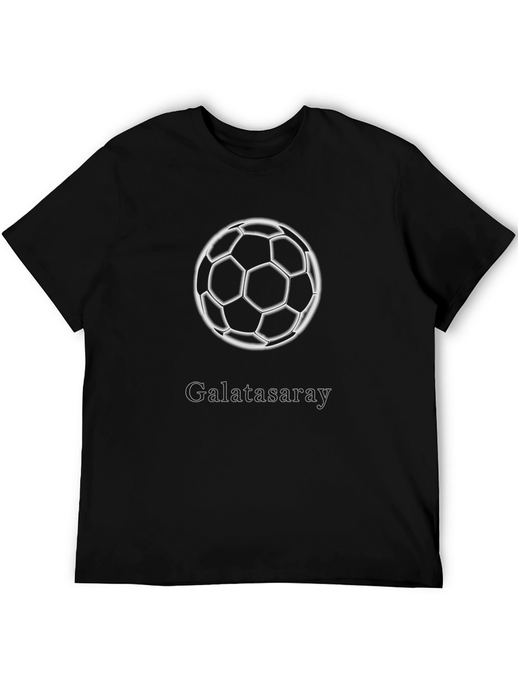 Galatasaray Soccer T-Shirt - Black Crew Neck Tee